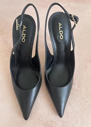 Слингбеки от aldo, 38 размер, новые, ниразу не гуляли. высота каблука 11 см