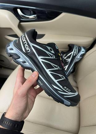 Чоловічі кросівки salomon xt-6 gtx lab black silver х саломон 42