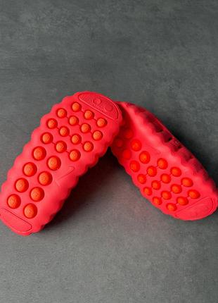 Красные шлепанцы, тапочки унисекс nike mind 001 slide solar red х найк майнд 42