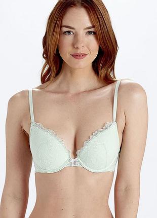 Бюстгальтер pretty polly lola pdl005 кружевной push up plunge мятный глубокое декольте поддержка 80b зеленый (5053014928414)