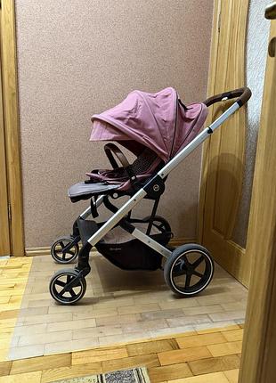 Дитяча рожева коляска прогулянкова cybex