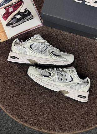 Стильные кроссовки new balance 530 white &amp; blue