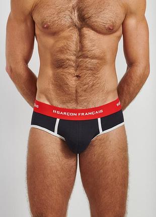 Труси сліпи чоловічі garcon francais slip19tri чоловіча натуральна фрацузька преміум білизна l синій (zik0000019062)