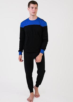 Пижама мужская homewear mad 36384 натуральная для дома и отдыха m noir/marine (3700465536483)