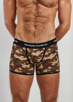 Трусы боксеры garcon francais boxer18cam премиальное белье для мужчин xl камуфляжный (zik0000018539)