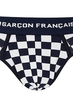 Трусы слипы garcon francais slip18 мужское белье хлопковое комфортное m damiers (3701195815239)