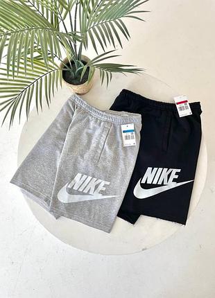 Шорты nike big logo/ шорты найк бег лого черная/ серая черный, m