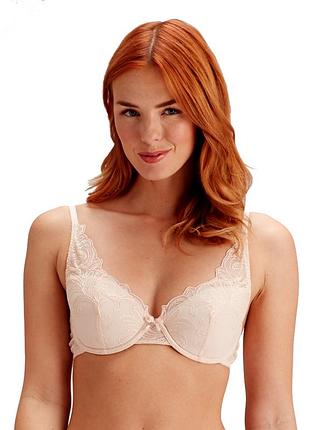 Pretty polly josephine es082 кружевной бюст для декольте с подкладкой поддерживающая комфортная форма 80d vintage pink