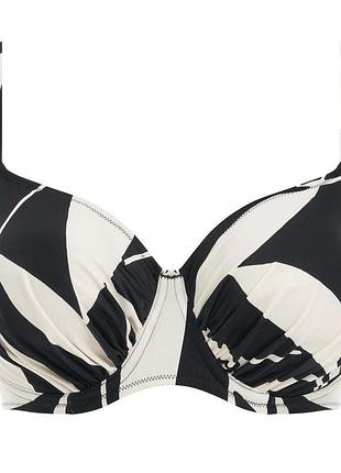 Купальний ліф fantasie ile de re 500901 80g black & cream (889501389957 )