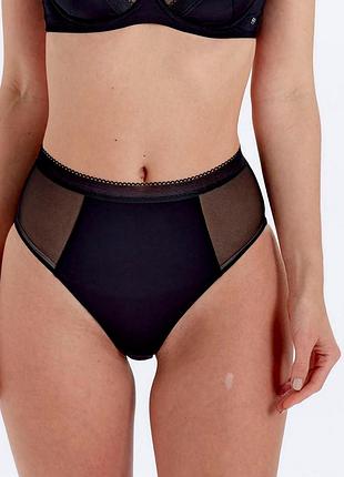 Трусики pretty polly naturals lpaxh7 гладкое комфортное моделирующее белье на подарок m black (5053014918781)