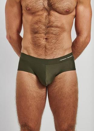Плавки чоловічі garcon francais slip de bain 21kai преміум у французькому стилі xxl kaki (zik0000022710)