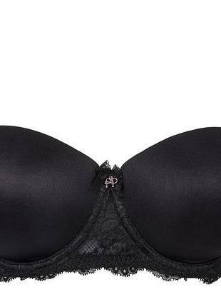 Бюстгальтер pretty polly imogen pp0126 балконет пуш ап знімні бретелі 70c чорний (5053014267728)