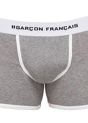 Трусы боксеры garcon francais boxer13 мужские французские качество xxl gris chine (3701195802581)