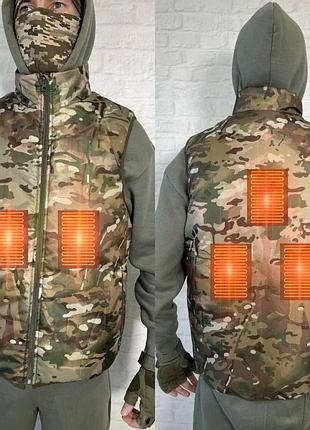 Жилетка с подогревом от повербанк размер м / l / xl. мультикам xxl 56