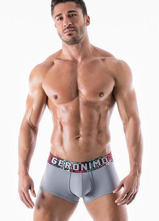 Трусы боксеры geronimo 1950b1 xxl 19503/серый (3800205879534)