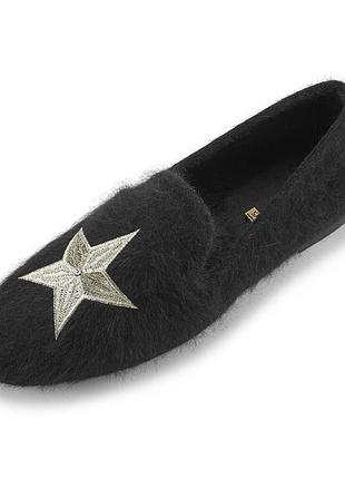 Туфлі домашні pretty you london britt 36 black (5060526414533)