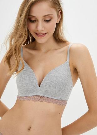 Бюстгальтер pretty polly casual comfort lpawp4 каждый день бескосточный формованный бюстгальтер для комфорта 85d серый