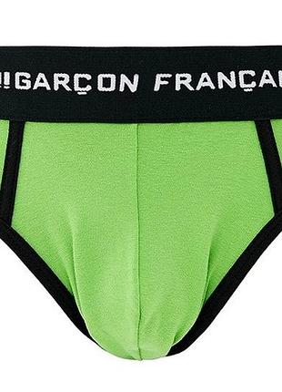 Трусы слипы мужские garcon francais slip19 натуральные комфортные премиум s vert (3701195811613)