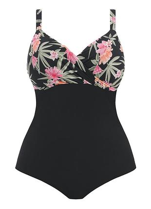 Купальник сдельный elomi dark tropics 800145 16/xl black (889501385119 )