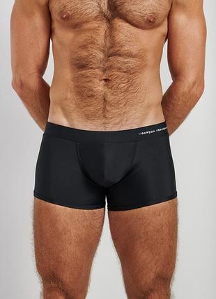 Плавки чоловічі garcon francais boxer de bain 21noi чорні преміум у французькому стилі xxl noir (zik0000022635)