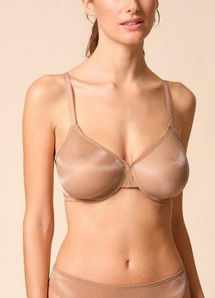Бюстгальтер gossard glossies 6271 легендарный прозрачный гладкий невидимый для глубокого декольте и природной посадки 75b nude