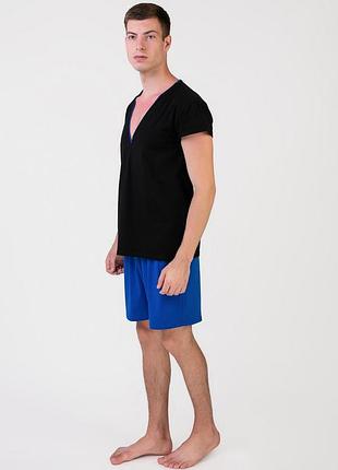 Пижама мужская homewear mad 19544 стильный подарок m noir/marine (3700465519857)