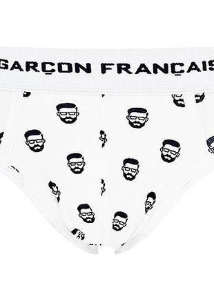 Трусы слип garcon francais slip18 мужское белье хлопковое комфортное s blanc daddy (3701195814744)