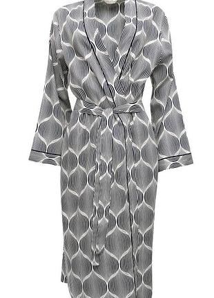 Халат жіночий cyberjammies nicole 9770 18/2xl сірий з абстрактним принтом (5051877458932)