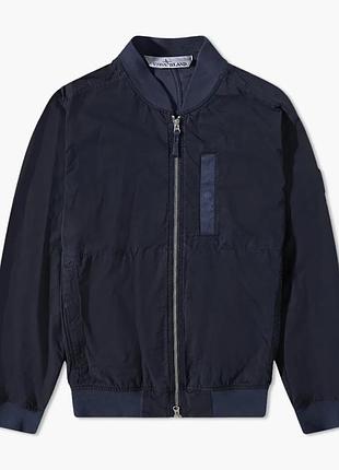 Urbanshop com ua бомбер чоловічий stone island cupro cotton twill bomber jacket blue 781542629-v0020 розміри запитуйте