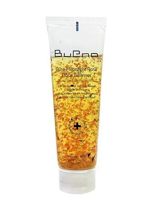 Bueno pure moonlight rose floral cleanser 80ml - гель для умывания с лепестками розы