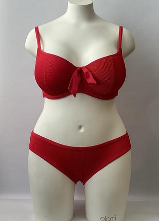 Купальник раздельный freeya nouveau 6700-6703 70h/m red (zik0000021348)