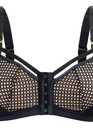 Бюстгальтер gossard pulse mesh 19305 элегантный мягкий с сеткой с широкими резинками 70c black (zik0000017747)