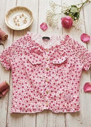 Брендовий кроп-топ miss blumarine для юної модниці 💐