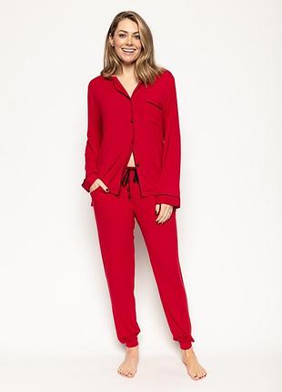 Пижама женская cyberjammies windsor 9447-9448 18/2xl красный (5051877423893)