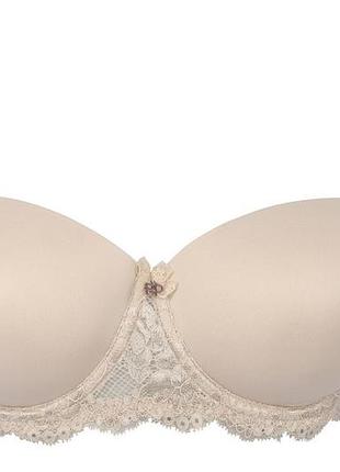 Бюстгальтер pretty polly imogen pp0126 80d nude балконет пуш ап съемные бретели (5053014334154)
