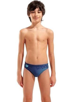 Плавки для бассейна arena dim light swim briefs размер 152 см синий