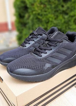 Adidas nova run x чёрные