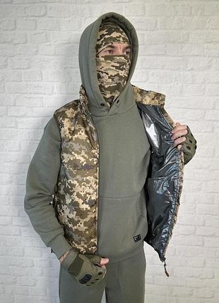 Жилет с подогревом пиксель. размер м / l / xxl. xl 52
