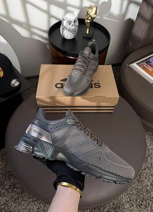 Adidas marathon brown grey 9