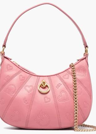 Urbanshop com ua сумка жіноча pinko love crossbody bag pink 1n20d1-y7je розміри запитуйте