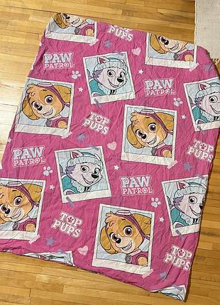 Яскрава підковдра paw patrol зі скай 💖 м’яка дитяча постільна білизна велика та дуже гарна для дитячої кімнати 🐾
