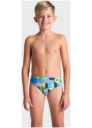 Плавки для бассейна arena wallpaper swim briefs размер 152 см разноцветный.