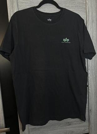 Футболка alpha industries з голографічним лого