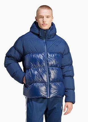 Urbanshop com ua пуховик чоловічий adidas adicolor down regen hooded puffer jacket blue il2570 розміри запитуйте