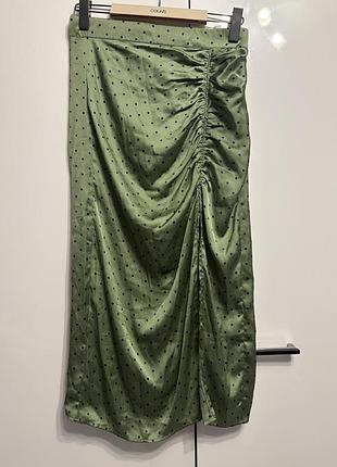 Гарна спідниця з розрізом від zara