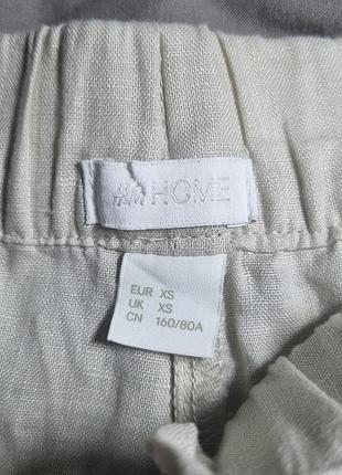 Льняные брюки h&amp;m 6