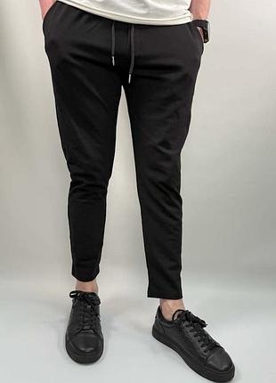 Черные стрейчевые брюки incodejeans, m