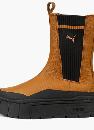 Urbanshop com ua сапоги женские puma mayze stack casual chelsea boot brown 386742-01 размеры запиту