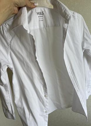 Рубашка біла m&s 2