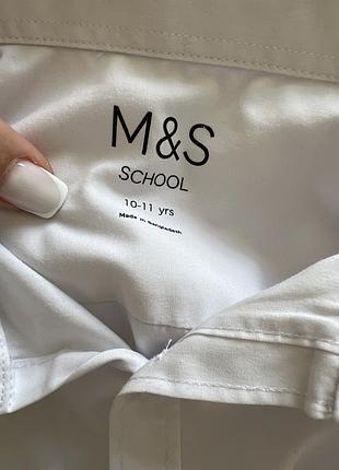 Рубашка біла m&s 3